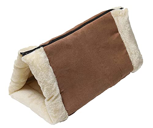 Soft Fur Free Cosy Pet Tunnel Warm Portable House for Puppies, Small Dog - Plush and Fleece Pet Accessories