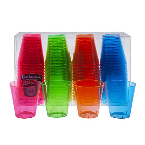 Party Essentials N24090 40 Count Shot/Shooter Glasses