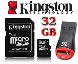 Kingston 32GB Class-10 Micro SDHC Memory Card for Nextbase 112,212,212G,312GW,412GW,512GW,612GW, Nextbase Miror,Duo, Apeman, TOGUARD, Oldshark, Xuanpad, Senwow, Buiejdog, Transcend DrivePro, RoadHawk Ride R Plus, Garmin 45,55,65W, Aukey, Motorola MDC300HD