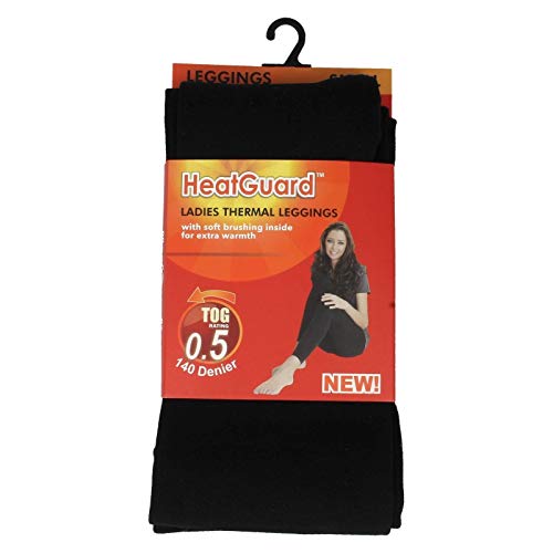 Ladies Heatguard Thermal Leggings SK134 Black Size