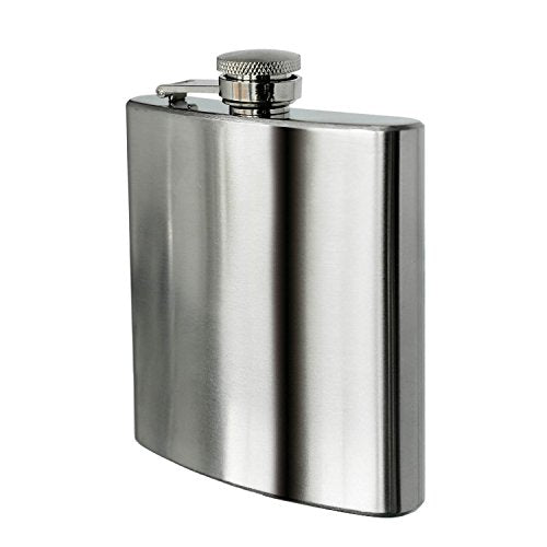 E FAST CE4 Stainless Steel Hip Flask - 8oz