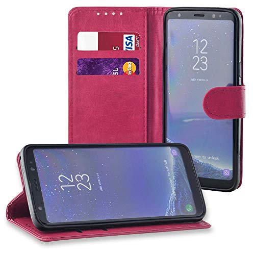 Galaxy J6+ Samsung J6 Plus Phone Case KAV (FAUX Leather Folio