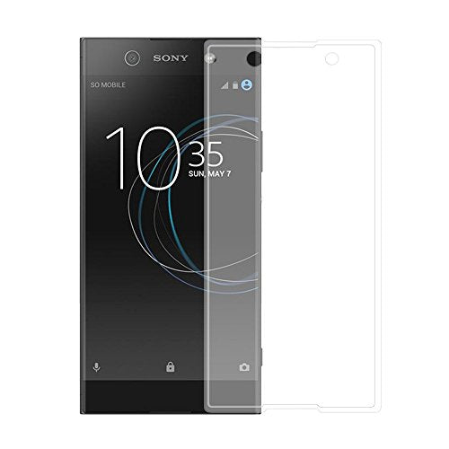 Xperia XA1 Protector, Tempered Glass Protective Films Invisible Transparent Clear Protection Display Shield for Xperia XA1 - (Pack of 3)
