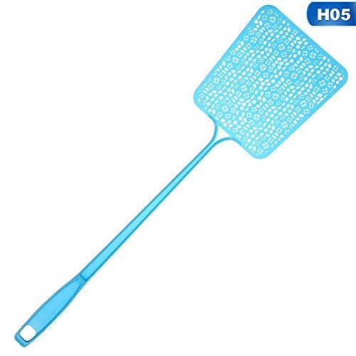 KAV- Fly Swatter 6/10 (choose from drop down menu) Pack Plastic Fly Swat Insect Mosquito Wasp Pest Control assorted colours