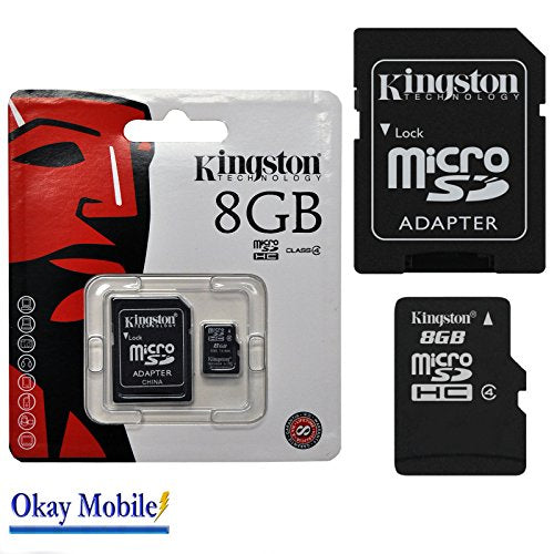 Original Kingston microSD Memory Card 8 GB for Sony Xperia M5 Dual E5663 – 8GB