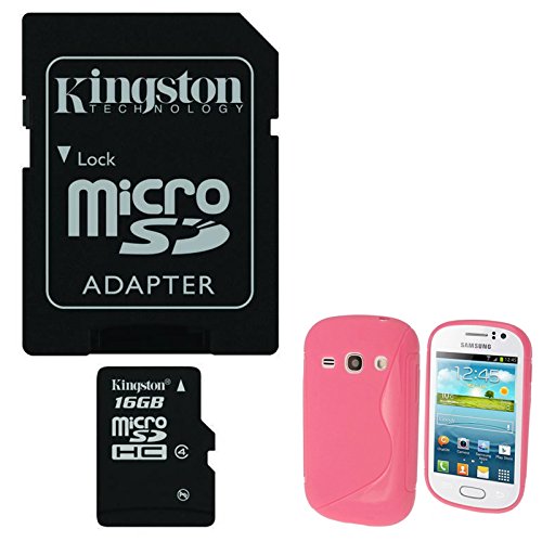 Bundle 16GB Kingston Original Micro SD Memory With Adapter Card Case For Samsung S6810 Galaxy Fame