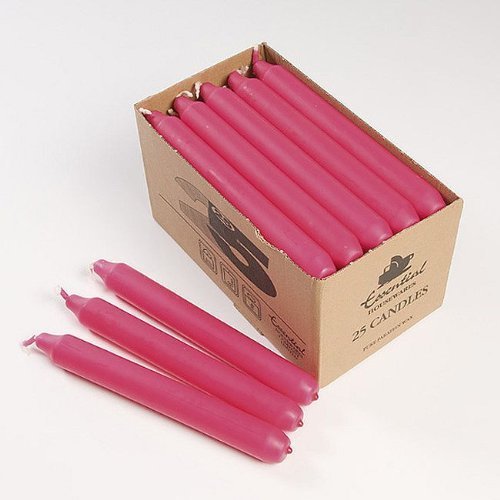 Pack of 25 Pink Candles in Window Box