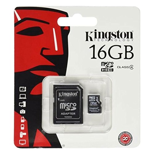 Original 16GB MicroSD SDHC Memory Card + Reader Adapter For Samsung Galaxy A3 A5 A7 Duos Ace 3 4 NXT Style Core I8260 II 2 LTE Plus Prime E5 E7 Fresh S7390 Grand Neo Max TV 4 3 2 Edge, S5, S4, S3 (16 GB)