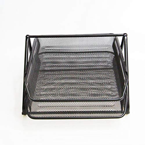 TO Office Filing Trays Holder A4 Document Letter Paper Wire Mesh Storage 2 Tiers