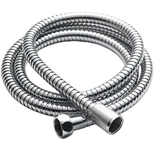 Anti Kink Replacement Shower Hose 2.5-Meter Stainless Steel, Polished Chrome - 6 Months Warranty by WhizzTech