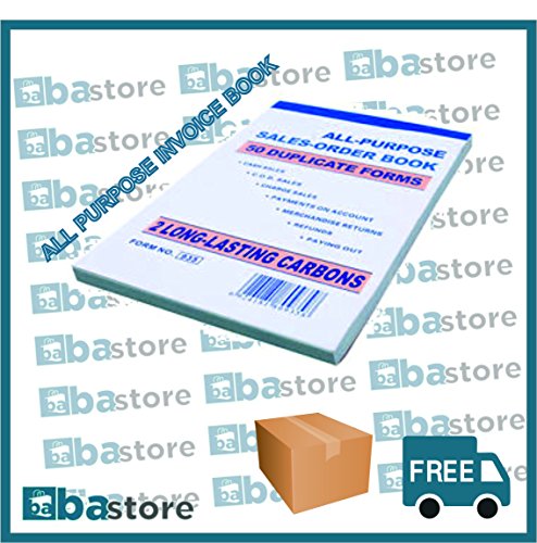 All Purpose Invoice Book Sales Order Book 50 duplicate forms with Quality Carbons