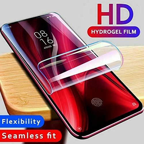 KAV - TWIN PACK 2 x HD Clear Flexible TPU Protective Film [Bubble Free][Compatible with Case][In-Display Fingerprint Support] - NOT A TEMPERED GLASS (Choose your model)