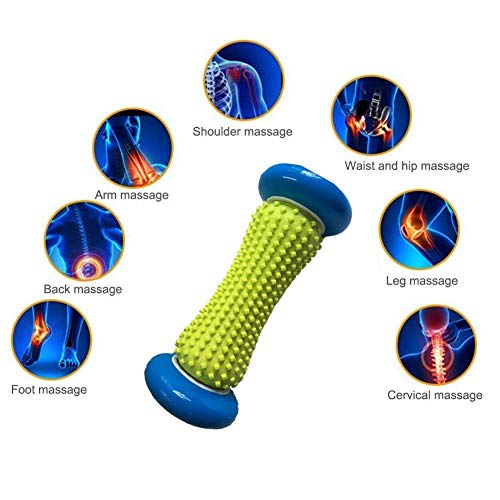 KAV Foot Massage Roller - Runner Muscle Roller Stick – Hand, Wrists and Forearms Exercise Roller Massager for Plantar Fasciitis, Arm Pain, Heel Spurs & Foot Arch Pain Relief