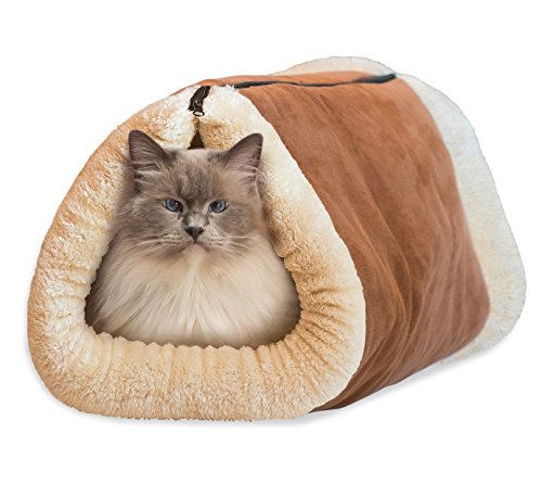 EFG Cat Cave 2-in-1 Tube Cat Mat and Bed