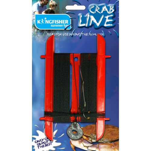 Kingfisher Unisex's GA027 Crab Fishing Line, Red