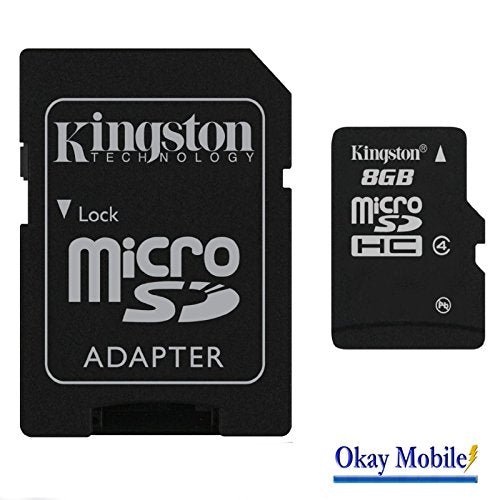 Original Kingston 8GB Micro SD Memory Card/TransFlash/Micro SDHC Card for SAMSUNG GALAXY J5 Duos – 8 GB