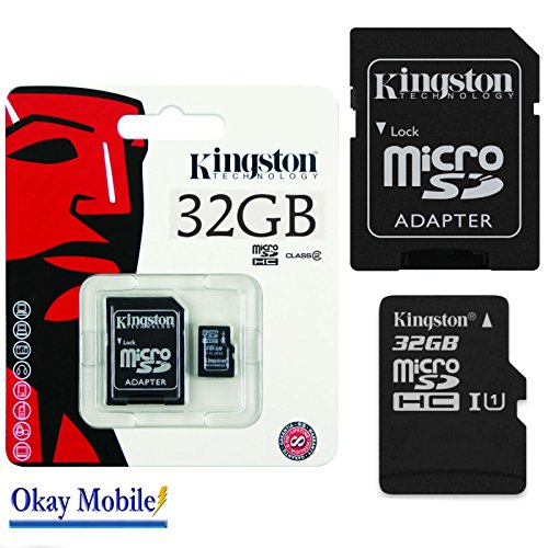 Original Kingston MicroSD Memory Card, 32 GB, for Huawei Y3 / Y360