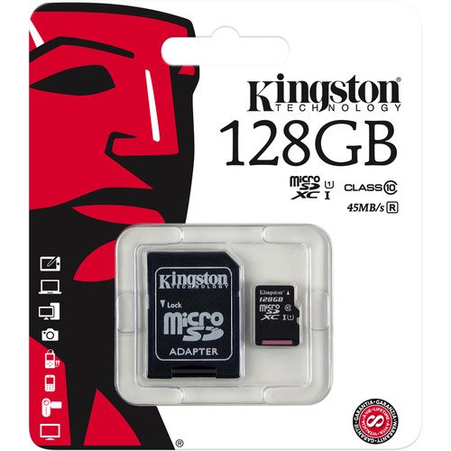 Professional Kingston BLU Studio 6.0 LTE MicroSDHC MicroSDXC Cards with custom formatting and Standard SD Adapter! (Class 10, UHS-I)